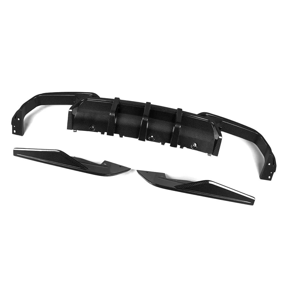 SOOQOO BMW M8 F93 Rear Diffuser In Prepreg Carbon Fiber