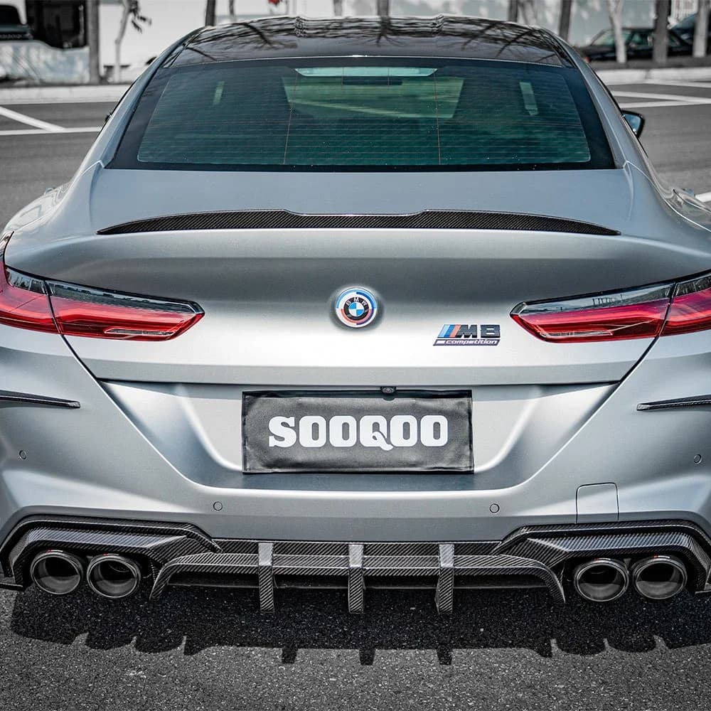 SOOQOO BMW M8 F93 Rear Diffuser In Prepreg Carbon Fiber