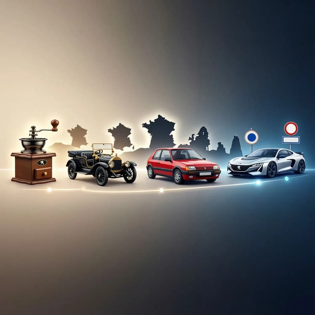 История Peugeot: от кофемолок до французского стиля на дорогах