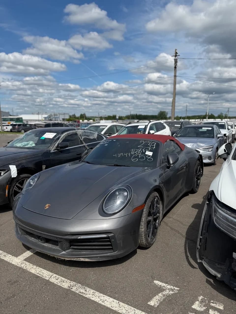 Porsche 911 (992) Carrera Cabrio из США — доставка, растаможка и пригон под ключ